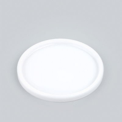 Met Lux Round White Plastic Food Storage Container Lid - Fits 2 and 4 qt - 10 count box