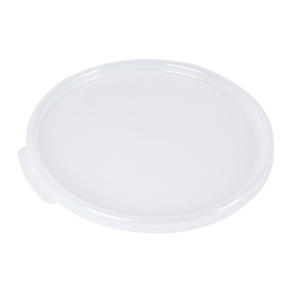 Met Lux Round Translucent Plastic Food Storage Container Lid - Fits 6 and 8 qt - 1 count box