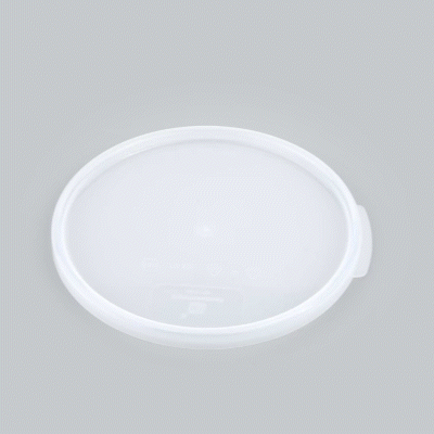 Met Lux Round Translucent Plastic Food Storage Container Lid - Fits 6 and 8 qt - 1 count box