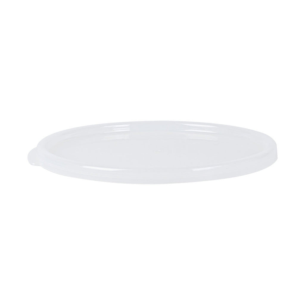 Met Lux Round Translucent Plastic Food Storage Container Lid - Fits 6 and 8 qt - 10 count box