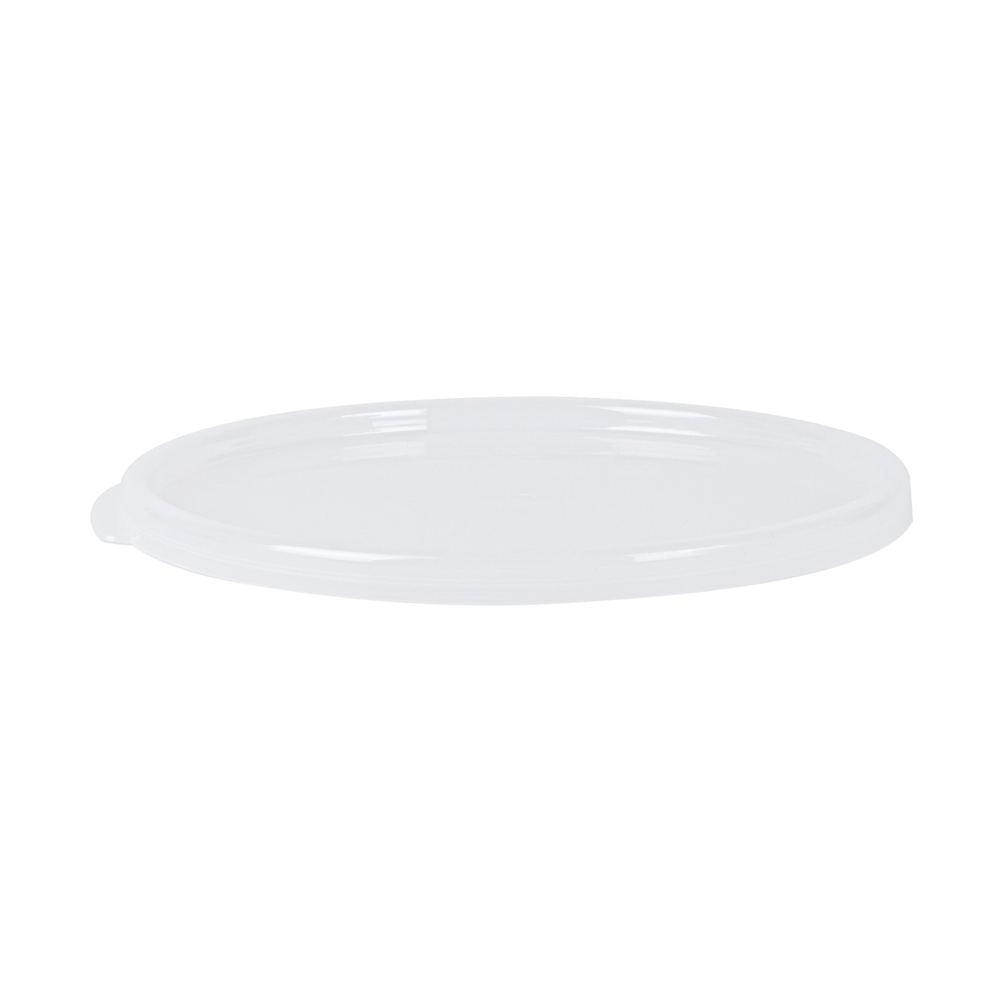 Met Lux Round Translucent Plastic Food Storage Container Lid - Fits 6 and 8 qt - 10 count box