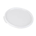 Met Lux Round White Plastic Food Storage Container Lid - Fits 6 and 8 qt - 10 count box