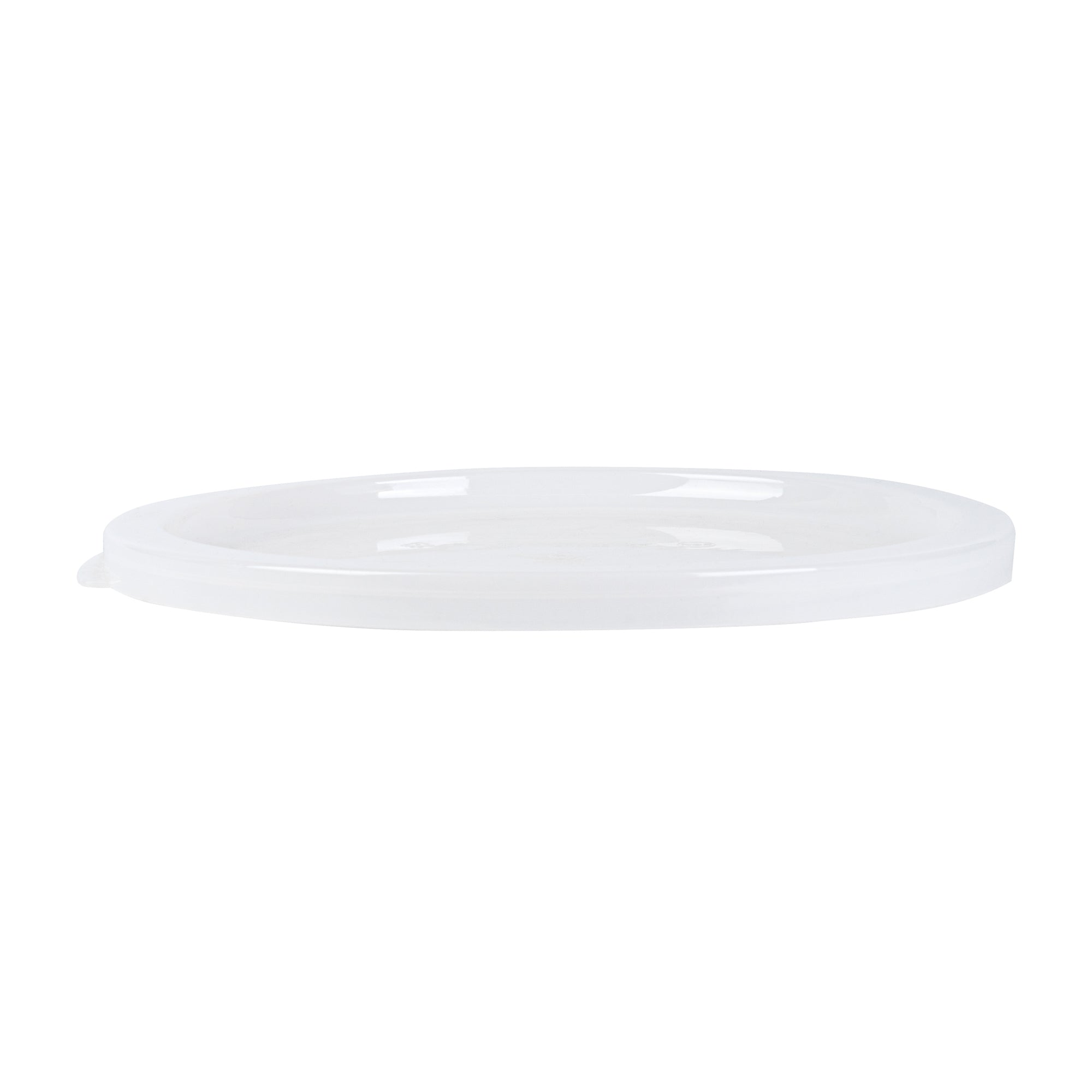 Met Lux Round Translucent Plastic Food Storage Container Lid - Fits 12, 18 and 22 qt - 1 count box