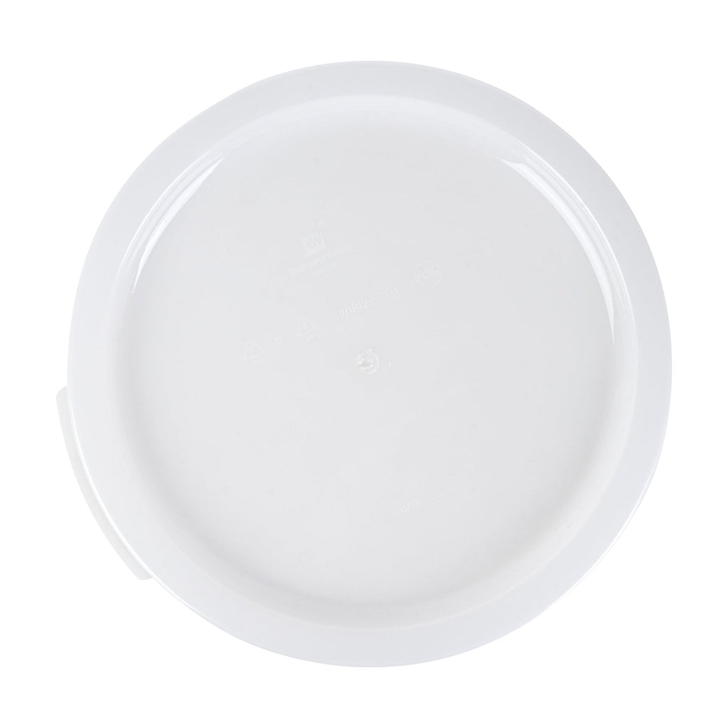 Met Lux Round Translucent Plastic Food Storage Container Lid - Fits 12, 18 and 22 qt - 1 count box