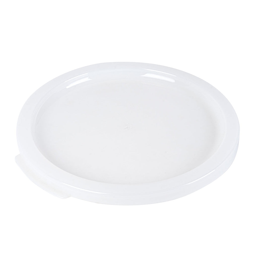 Met Lux Round Translucent Plastic Food Storage Container Lid - Fits 12, 18 and 22 qt - 10 count box