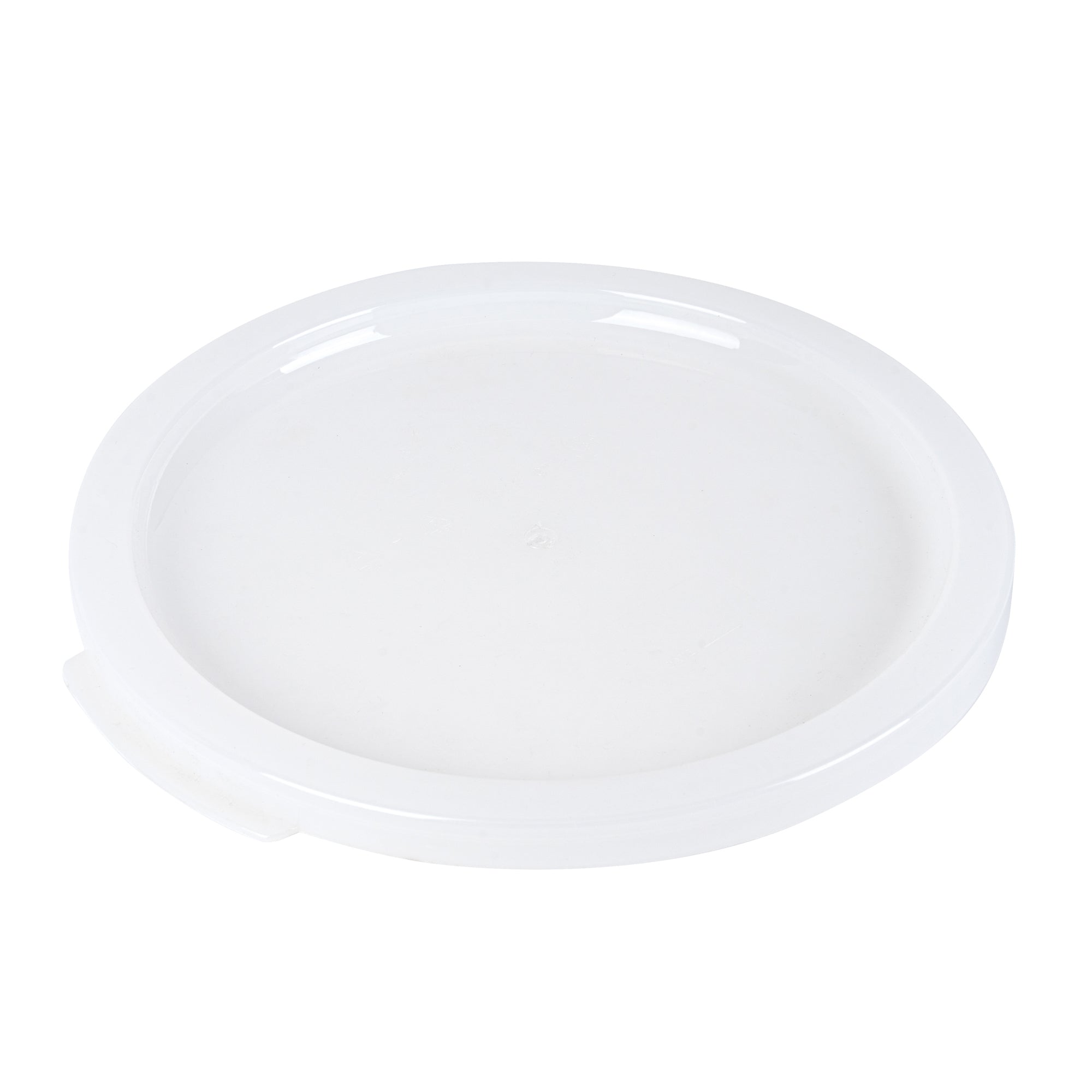 Met Lux Round Translucent Plastic Food Storage Container Lid - Fits 12, 18 and 22 qt - 10 count box
