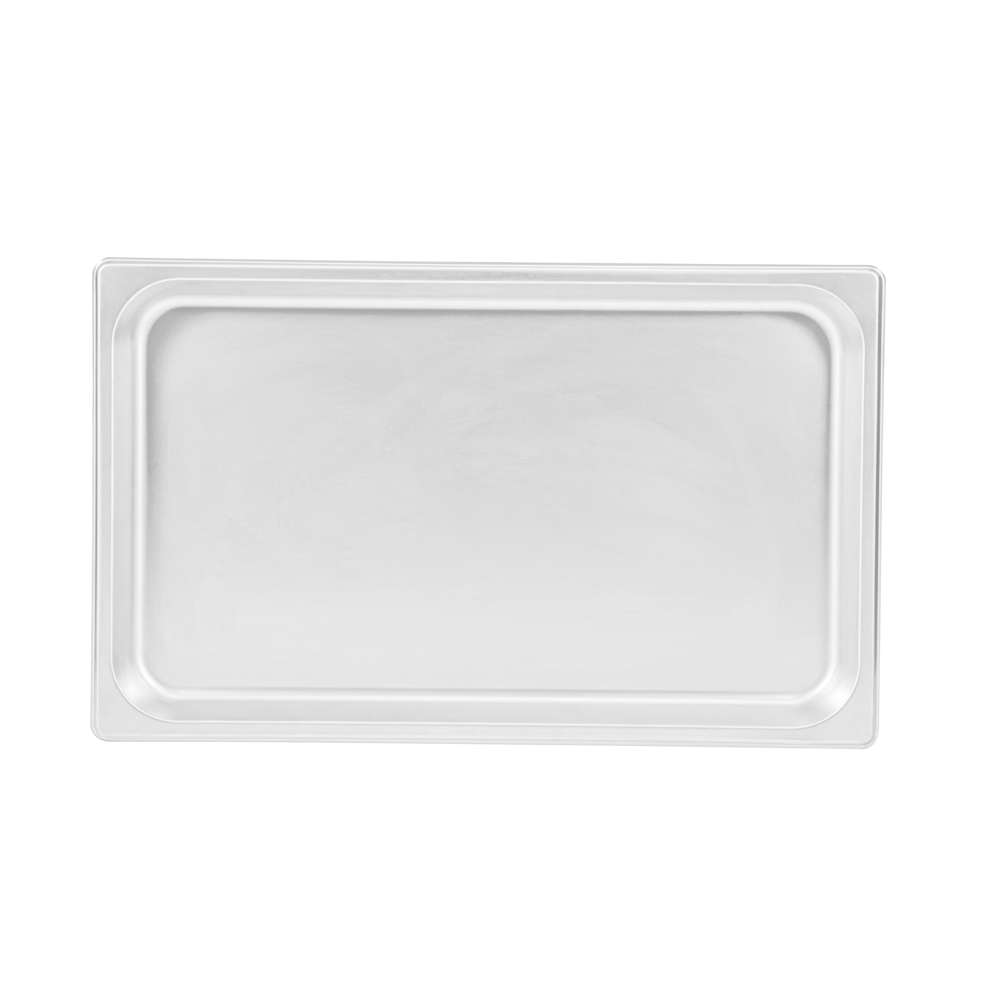 Kitchen Tek Stainless Steel Full Size Steam Table Pan - 1 1/4 Inch Deep, Anti Jam, 24 Gauge - 12 count box