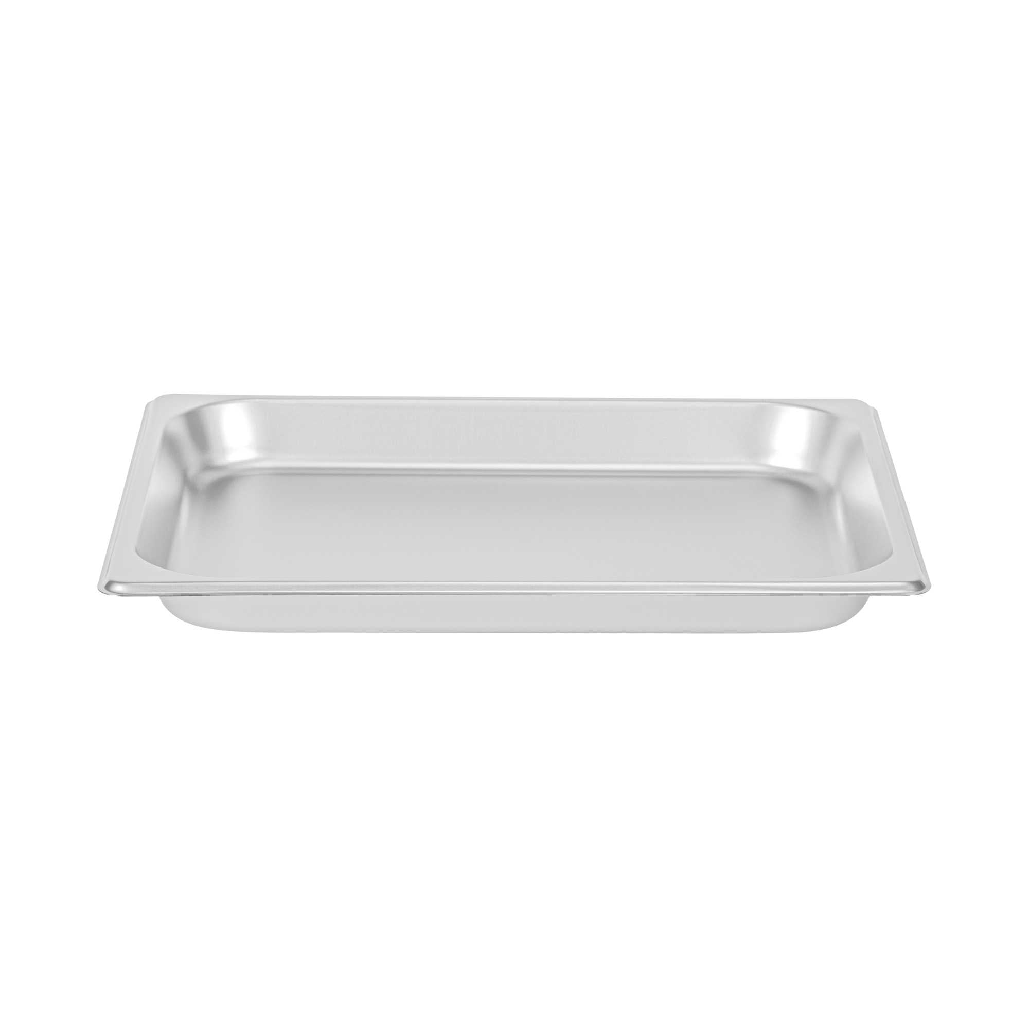 Kitchen Tek Stainless Steel 1/2 Size Steam Table Pan - 1 1/4 Inch Deep, Anti Jam, 24 Gauge - 1 count box