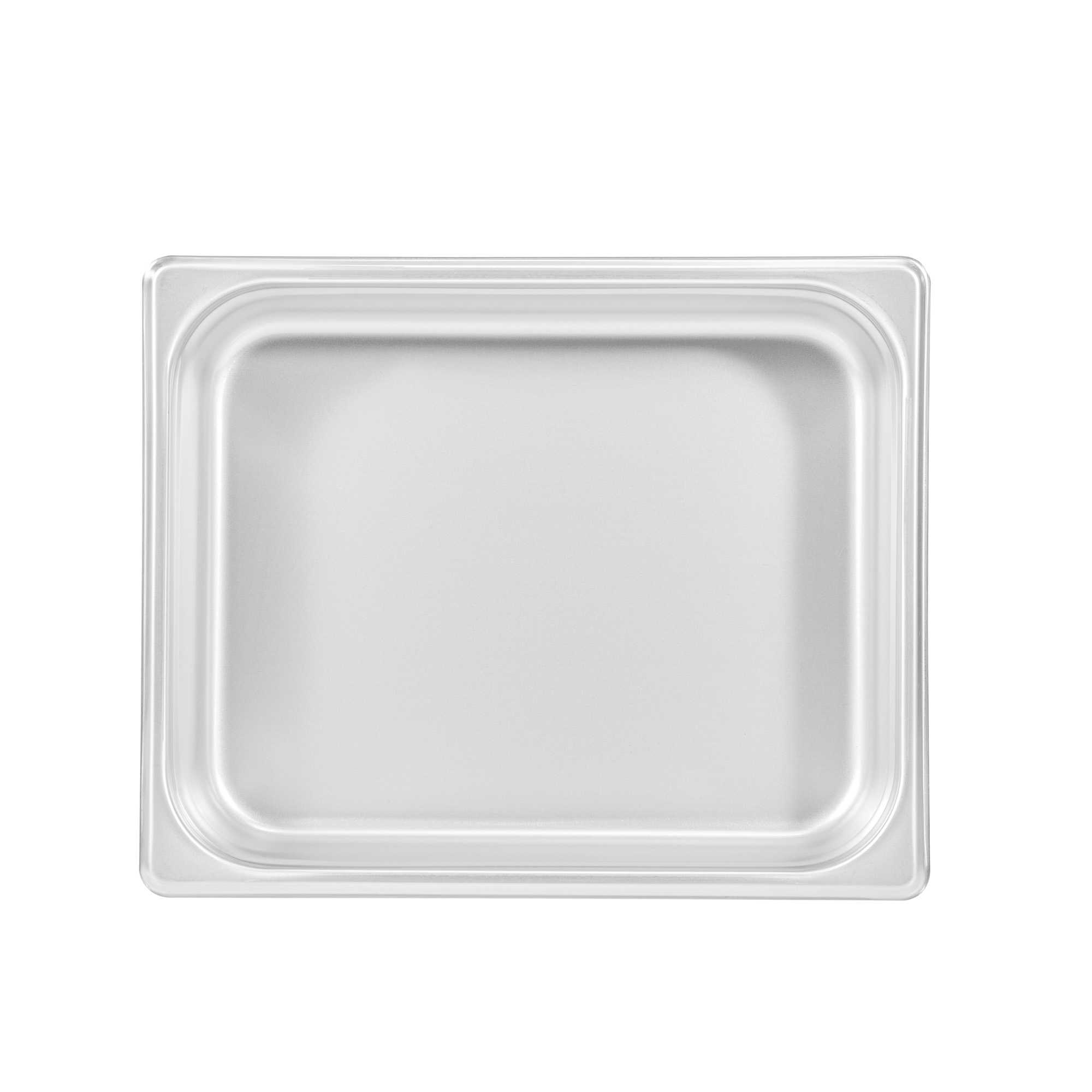 Kitchen Tek Stainless Steel 1/2 Size Steam Table Pan - 2 1/2 Inch Deep, Anti Jam, 24 Gauge - 1 count box