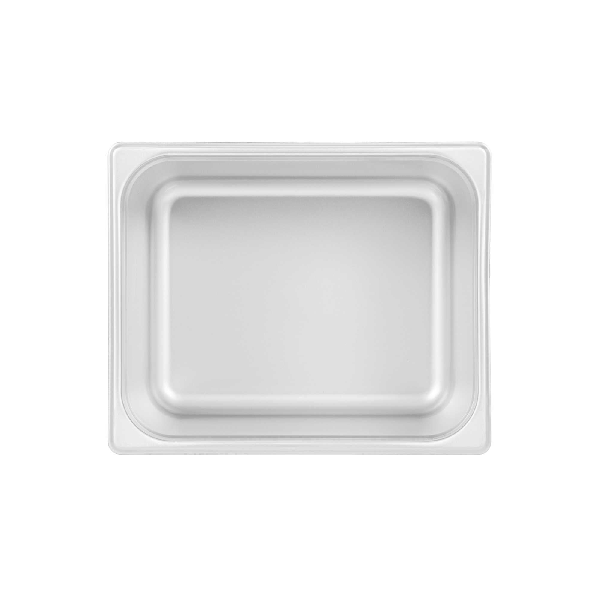 Kitchen Tek Stainless Steel 1/2 Size Steam Table Pan - 8 Inch Deep, Anti Jam, 24 Gauge - 1 count box