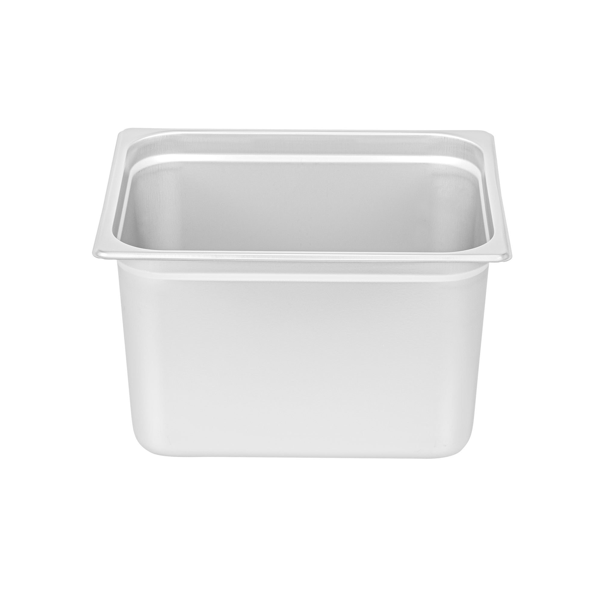 Kitchen Tek Stainless Steel 1/2 Size Steam Table Pan - 8 Inch Deep, Anti Jam, 24 Gauge - 6 count box