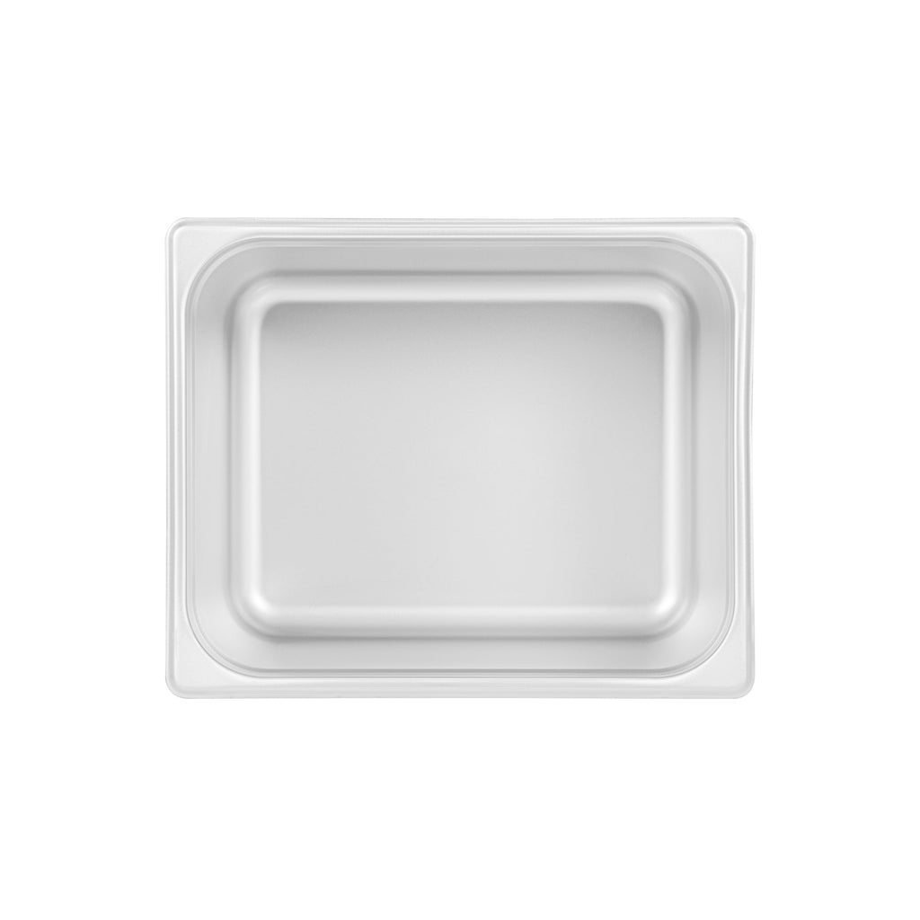 Kitchen Tek Stainless Steel 1/2 Size Steam Table Pan - 8 Inch Deep, Anti Jam, 24 Gauge - 6 count box