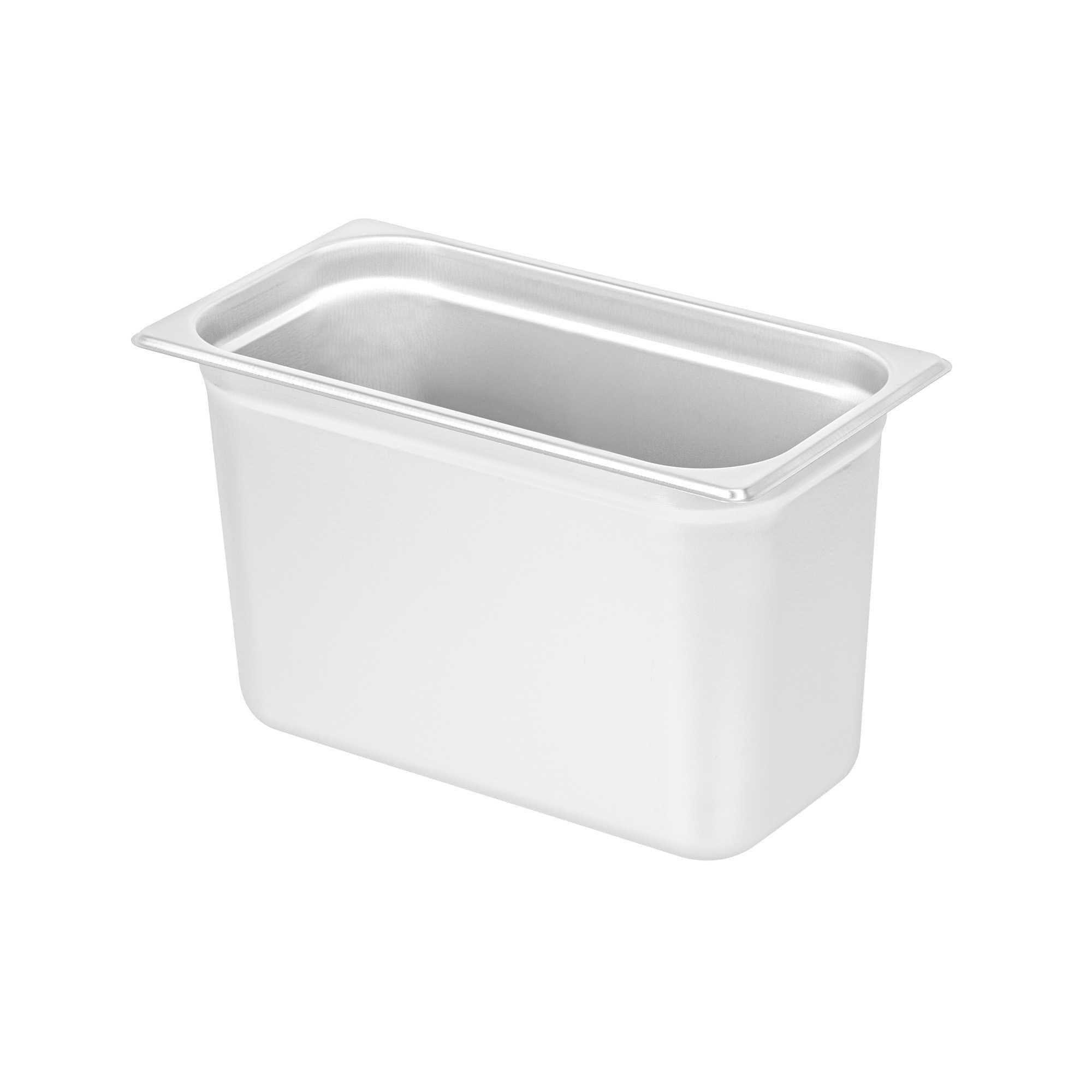 Kitchen Tek Stainless Steel 1/3 Size Steam Table Pan - 8 Inch Deep, Anti Jam, 24 Gauge - 1 count box