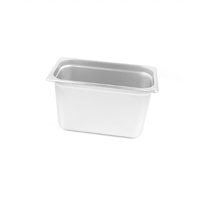 Kitchen Tek Stainless Steel 1/3 Size Steam Table Pan - 8 Inch Deep, Anti Jam, 24 Gauge - 12 count box