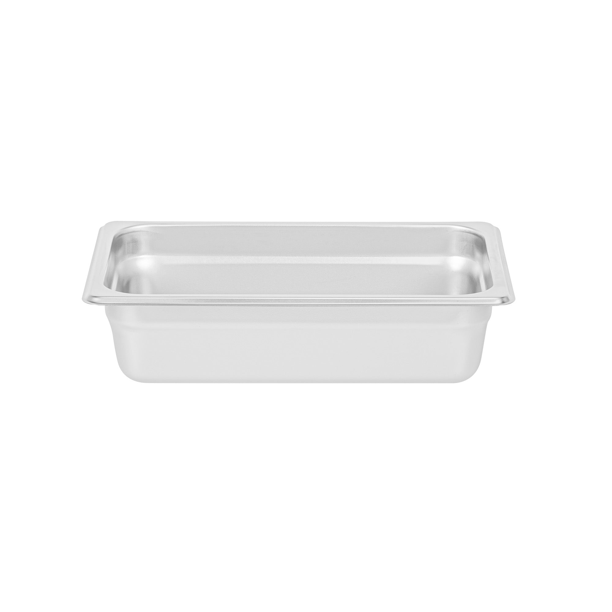 Kitchen Tek Stainless Steel 1/4 Size Steam Table Pan - 2 1/2 Inch Deep, Anti Jam, 24 Gauge - 1 count box