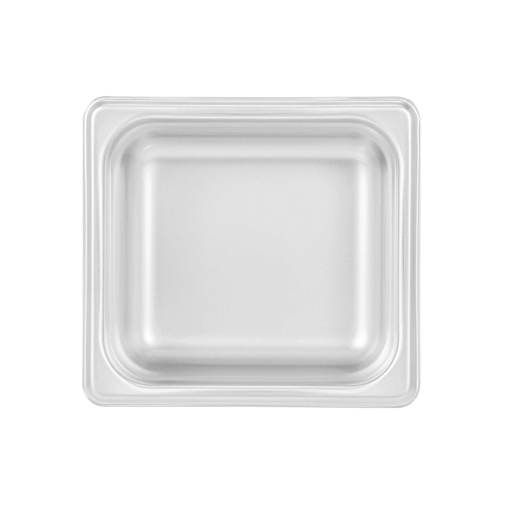 Kitchen Tek Stainless Steel 1/6 Size Steam Table Pan - 2 1/2 Inch Deep, Anti Jam, 24 Gauge - 1 count box