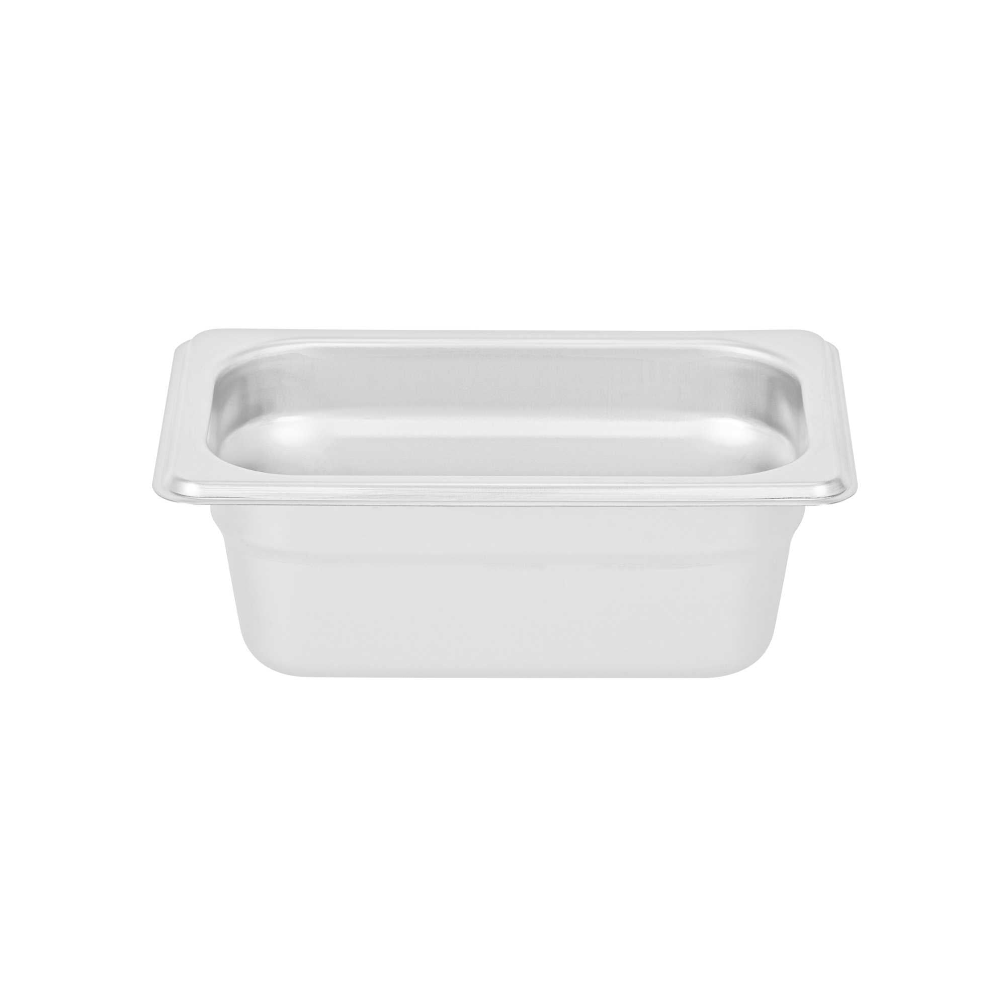Kitchen Tek Stainless Steel 1/9 Size Steam Table Pan - 2 1/2 Inch Deep, Anti Jam, 24 Gauge - 1 count box