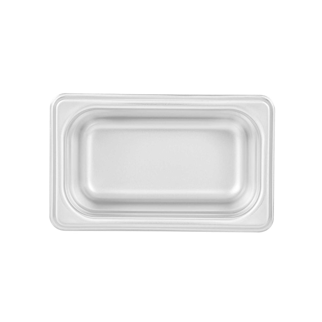 Kitchen Tek Stainless Steel 1/9 Size Steam Table Pan - 2 1/2 Inch Deep, Anti Jam, 24 Gauge - 1 count box