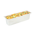 Kitchen Tek Stainless Steel 1/2 Size Long Steam Table Pan - 6 Inch Deep, Anti Jam, 24 Gauge - 6 count box