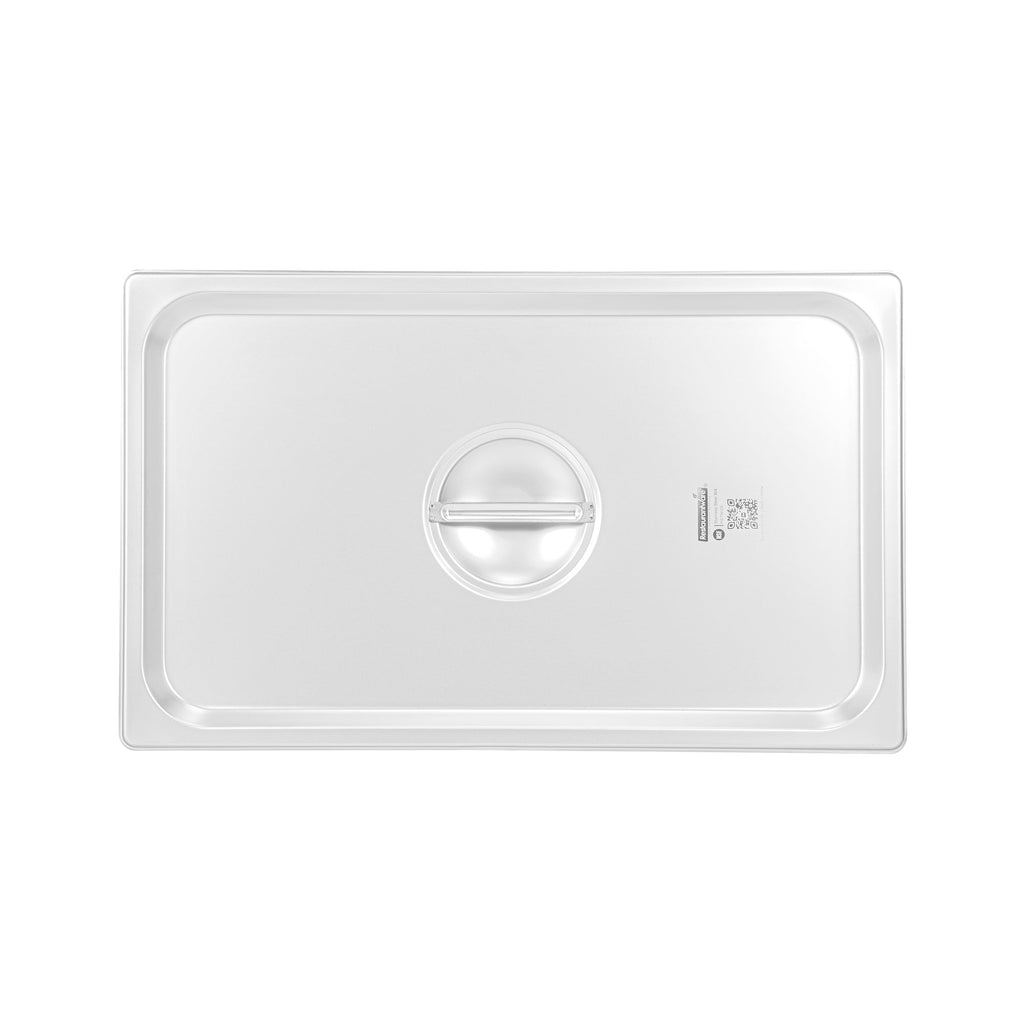 Kitchen Tek Stainless Steel Lid - Fits Full Size Steam Table Pan - 12 count box