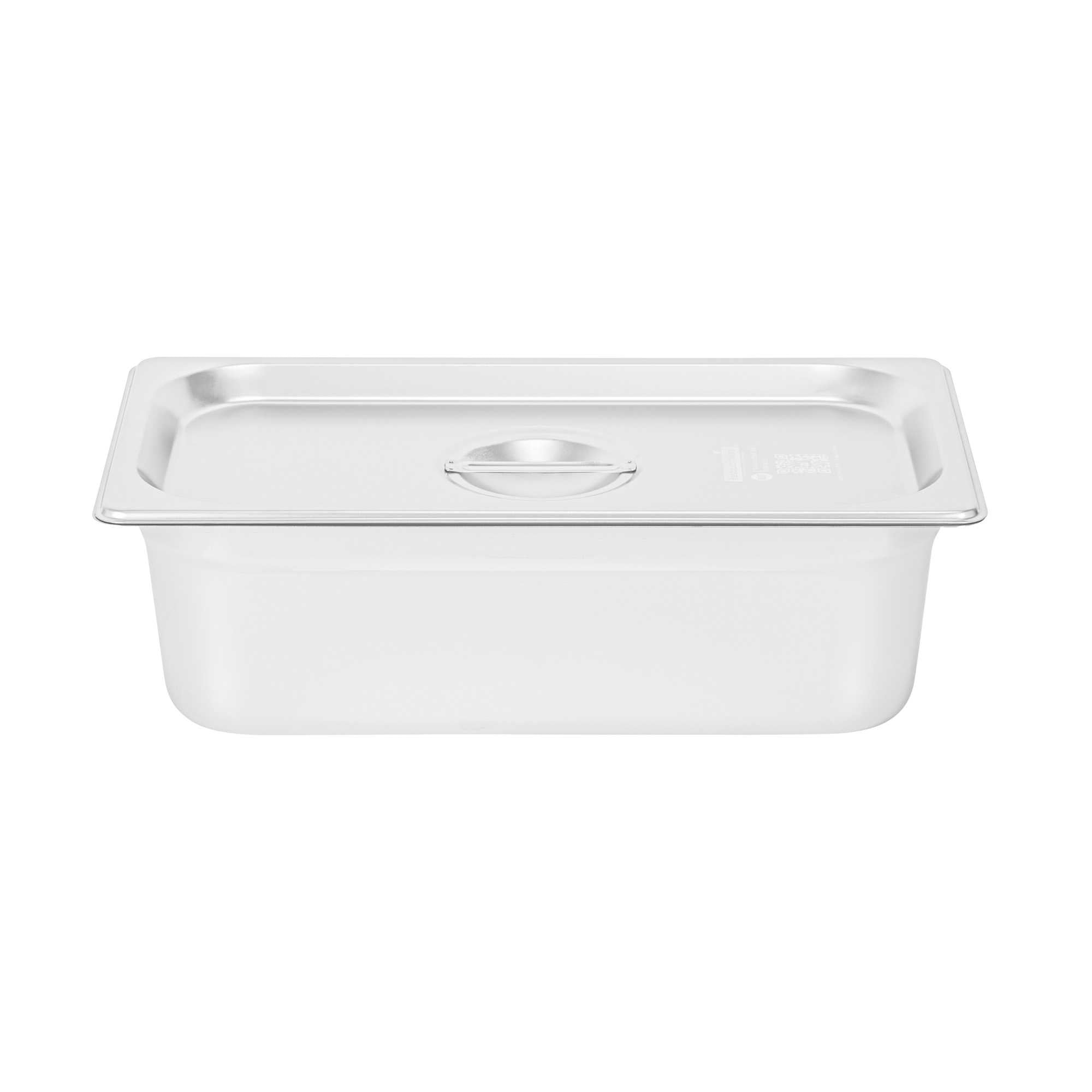 Kitchen Tek Stainless Steel Lid - Fits 1/3 Size Steam Table Pan - 1 count box