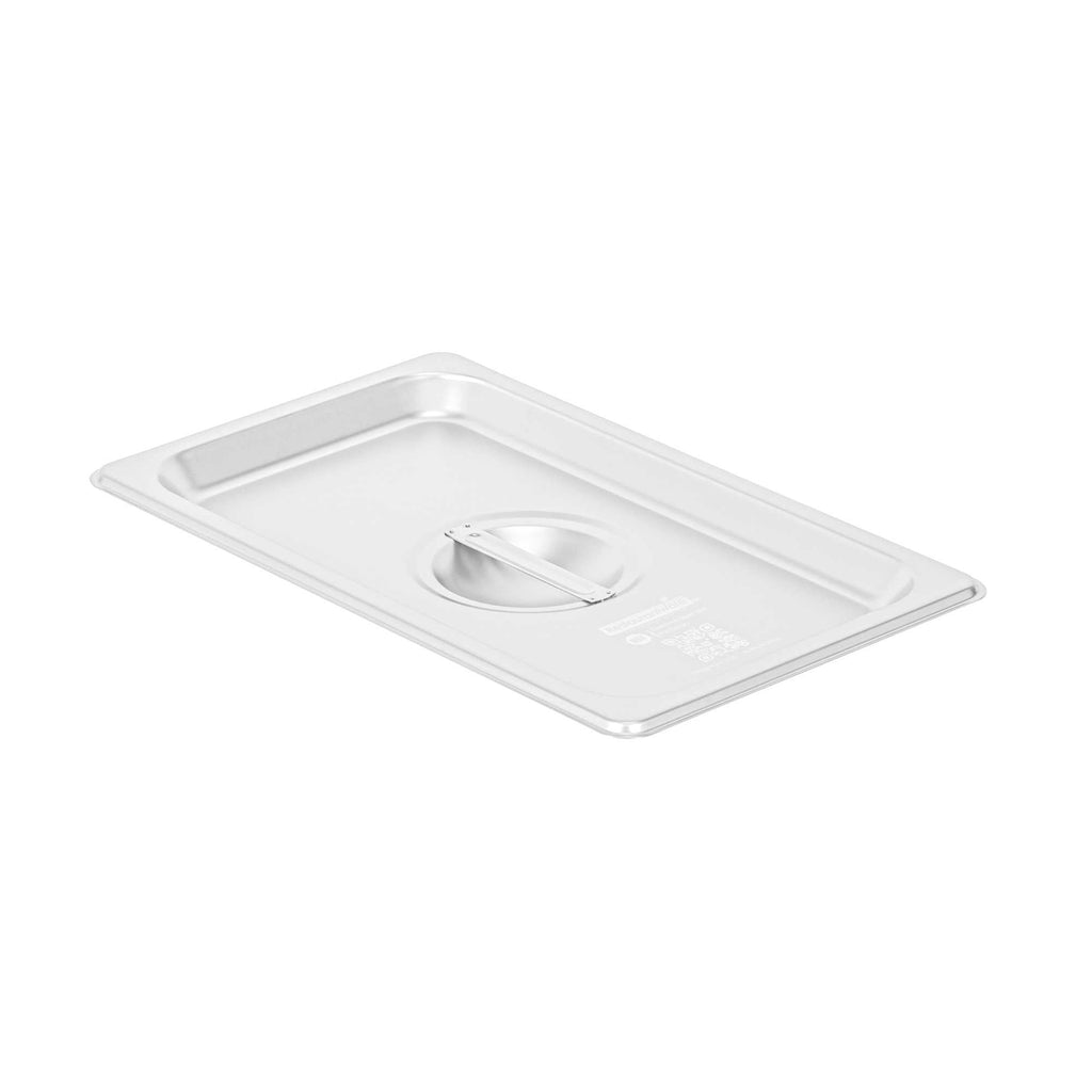 Kitchen Tek Stainless Steel Lid - Fits 1/4 Size Steam Table Pan - 1 count box