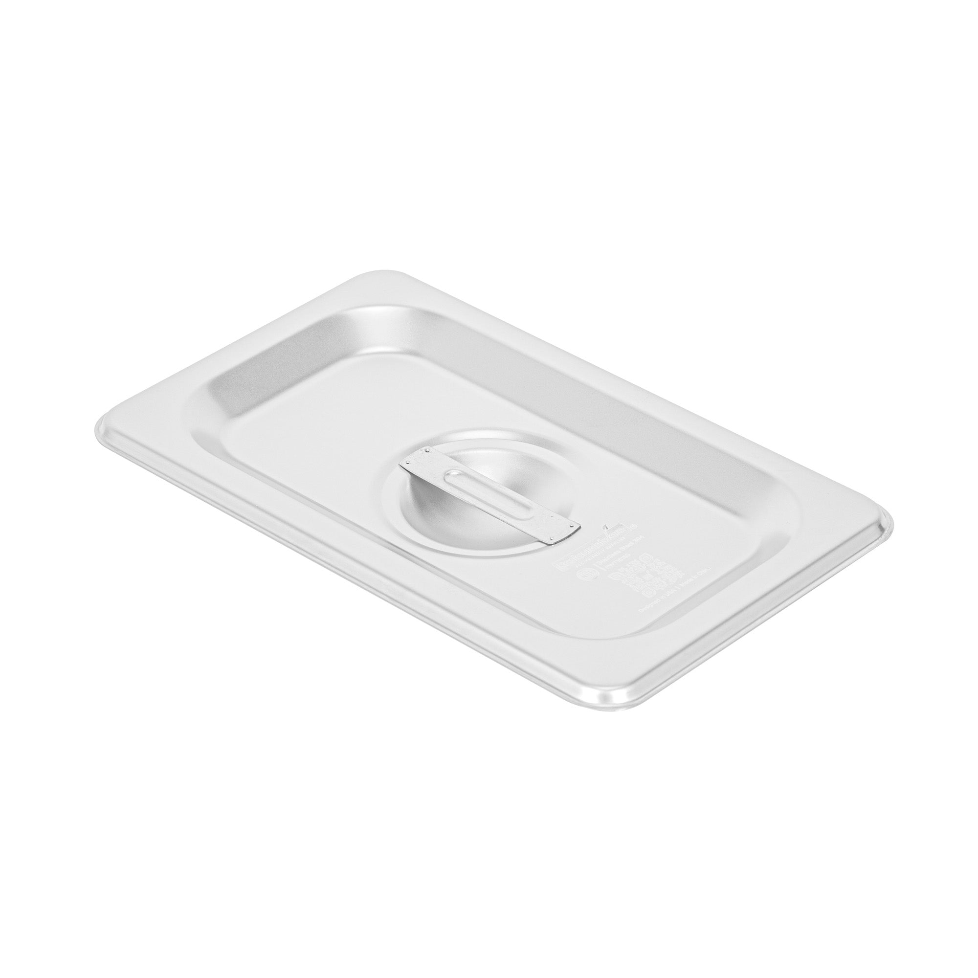 Kitchen Tek Stainless Steel Lid - Fits 1/9 Size Steam Table Pan - 1 count box