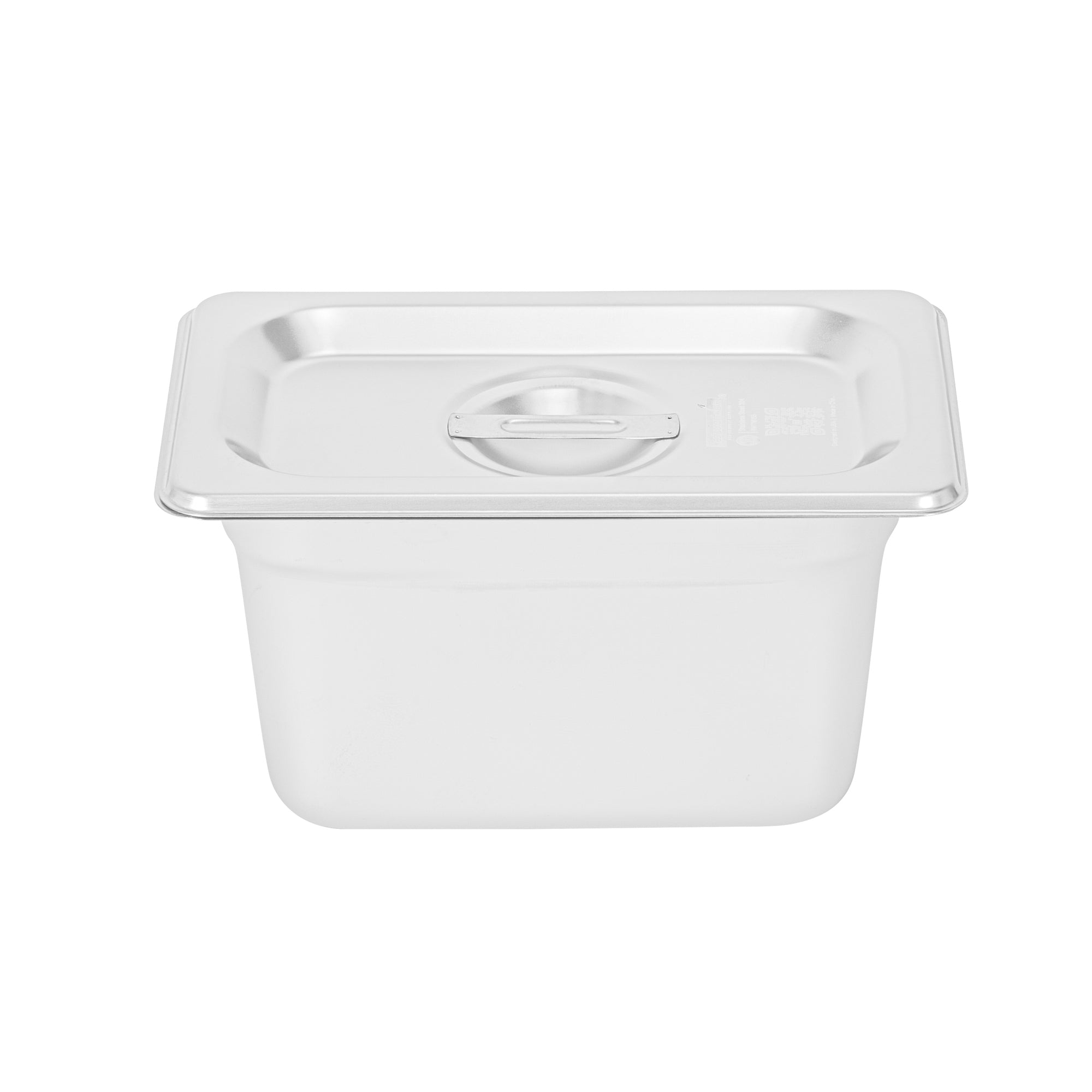 Kitchen Tek Stainless Steel Lid - Fits 1/9 Size Steam Table Pan - 12 count box