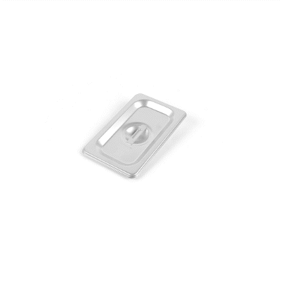 Kitchen Tek Stainless Steel Lid - Fits 1/9 Size Steam Table Pan - 12 count box