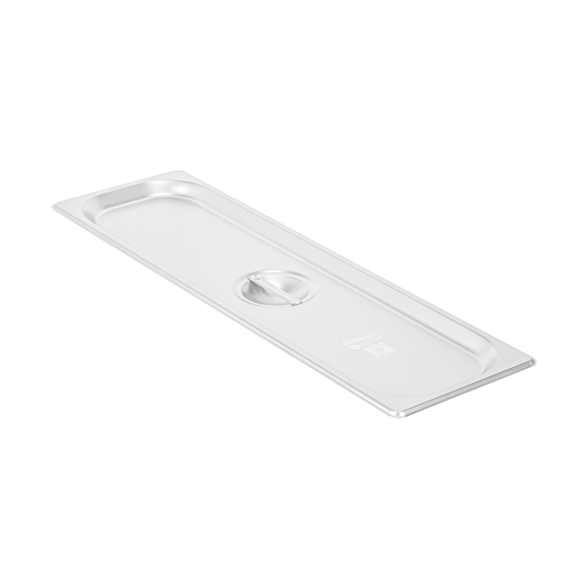 Kitchen Tek Stainless Steel Lid - Fits 1/2 Size Long Steam Table Pan - 1 count box
