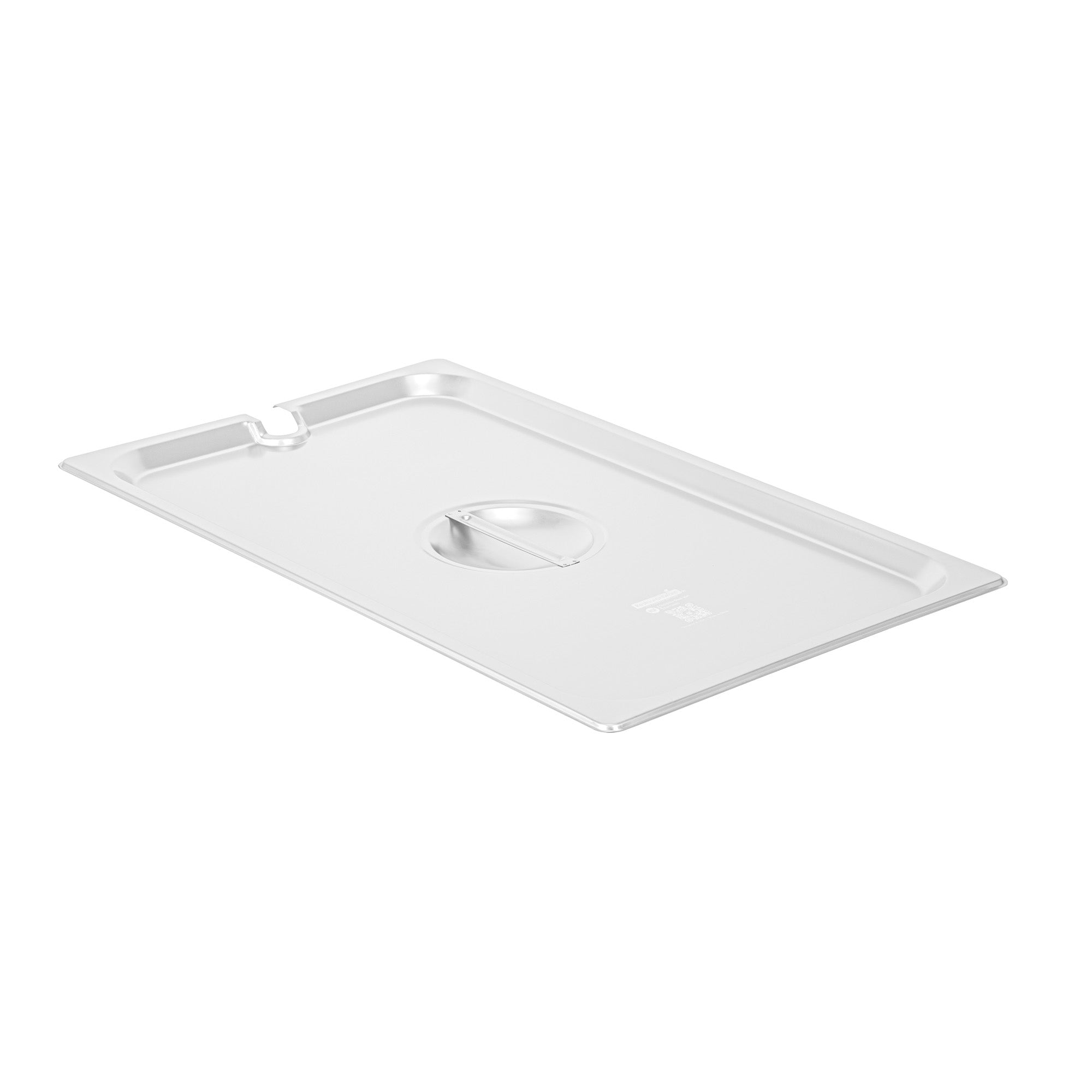 Kitchen Tek Stainless Steel Slotted Lid - Fits Full Size Steam Table Pan - 1 count box