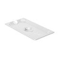 Kitchen Tek Stainless Steel Slotted Lid - Fits 1/3 Size Steam Table Pan - 12 count box
