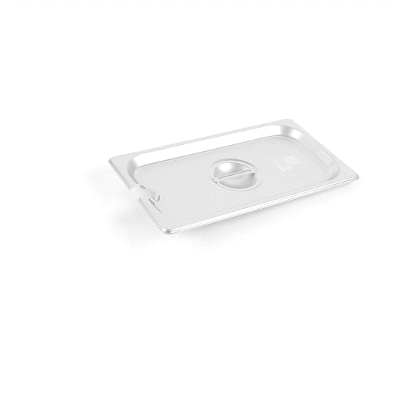 Kitchen Tek Stainless Steel Slotted Lid - Fits 1/3 Size Steam Table Pan - 12 count box