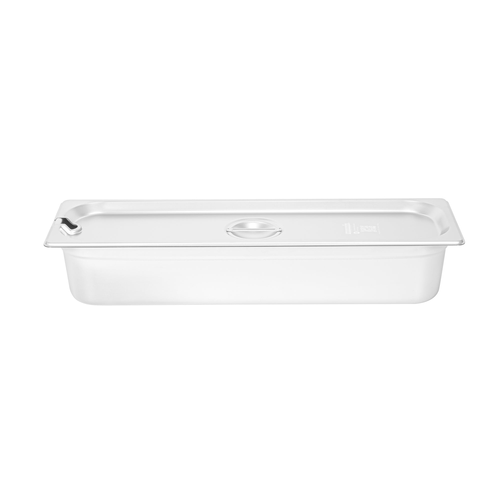 Kitchen Tek Stainless Steel Slotted Lid - Fits 1/2 Size Long Steam Table Pan - 12 count box