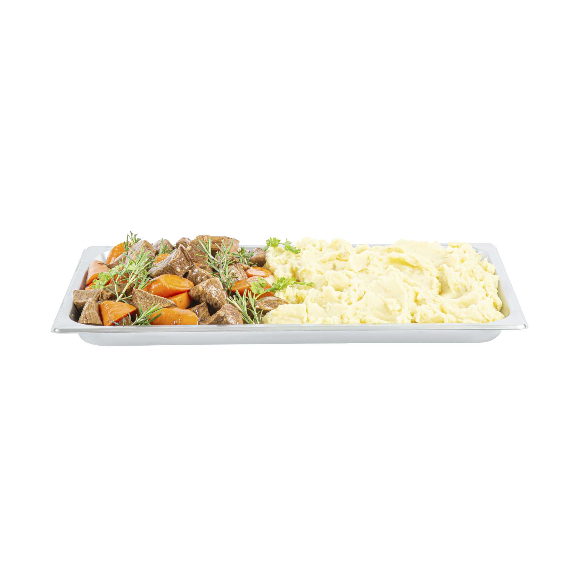 Kitchen Tek Stainless Steel Full Size Steam Table Pan - 1 1/4 Inch Deep, Perforated, Anti Jam, 24 Gauge - 1 count box
