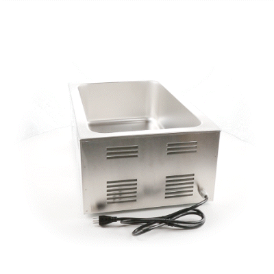 Hi Tek Stainless Steel Full Size Electric Countertop Food Warmer - 120V, 1200W - 12'' x 20'' - 1 count box
