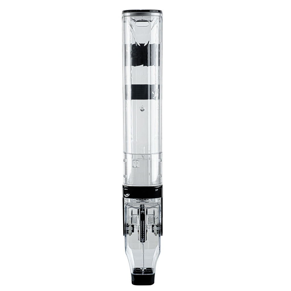 Met Lux 3 Gal Black Plastic Wall Mount Cereal Dispenser - 26 1/2" x 13 3/4" x 4" - 1 count box