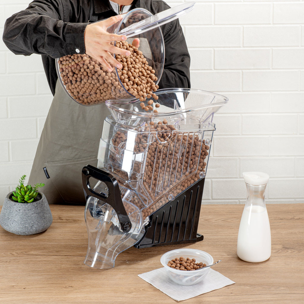 Met Lux Clear Plastic Dispenser Filling Funnel - Fits 3.5 and 5 gal Cereal Dispensers - 1 count box