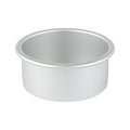 Met Lux Round Aluminum Straight-Sided Cake Pan - 4" x 4" x 2" - 1 count box