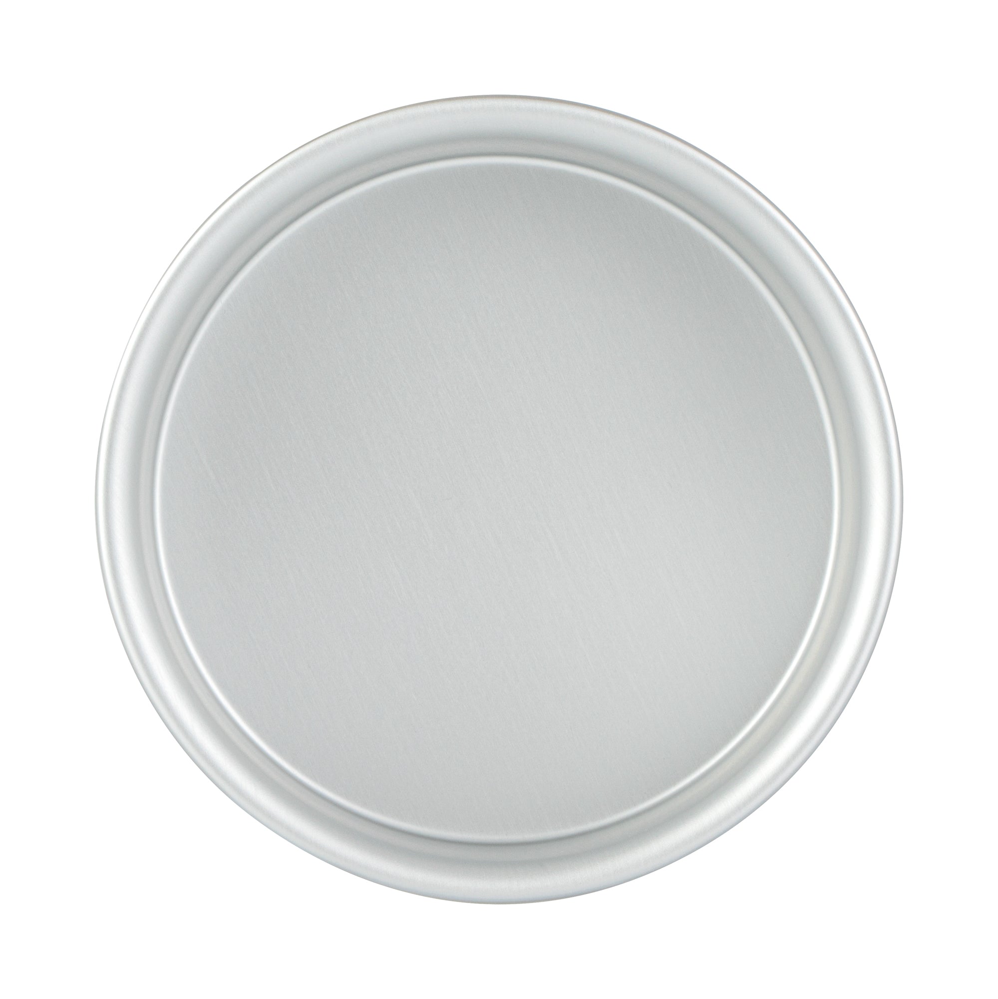 Met Lux Round Aluminum Straight-Sided Cake Pan - 6" x 6" x 2" - 12 count box