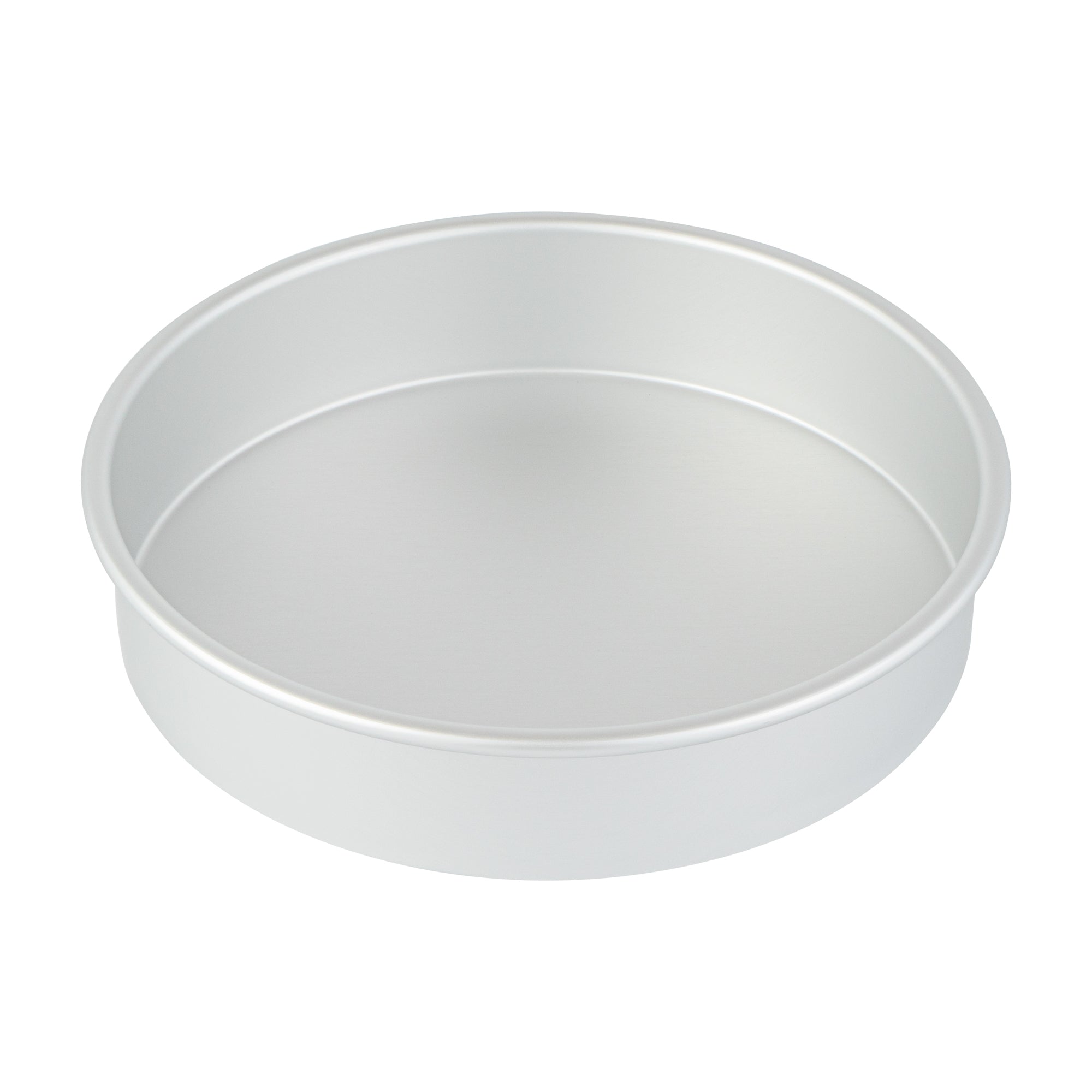 Met Lux Round Aluminum Straight-Sided Cake Pan - 9" x 9" x 2" - 1 count box
