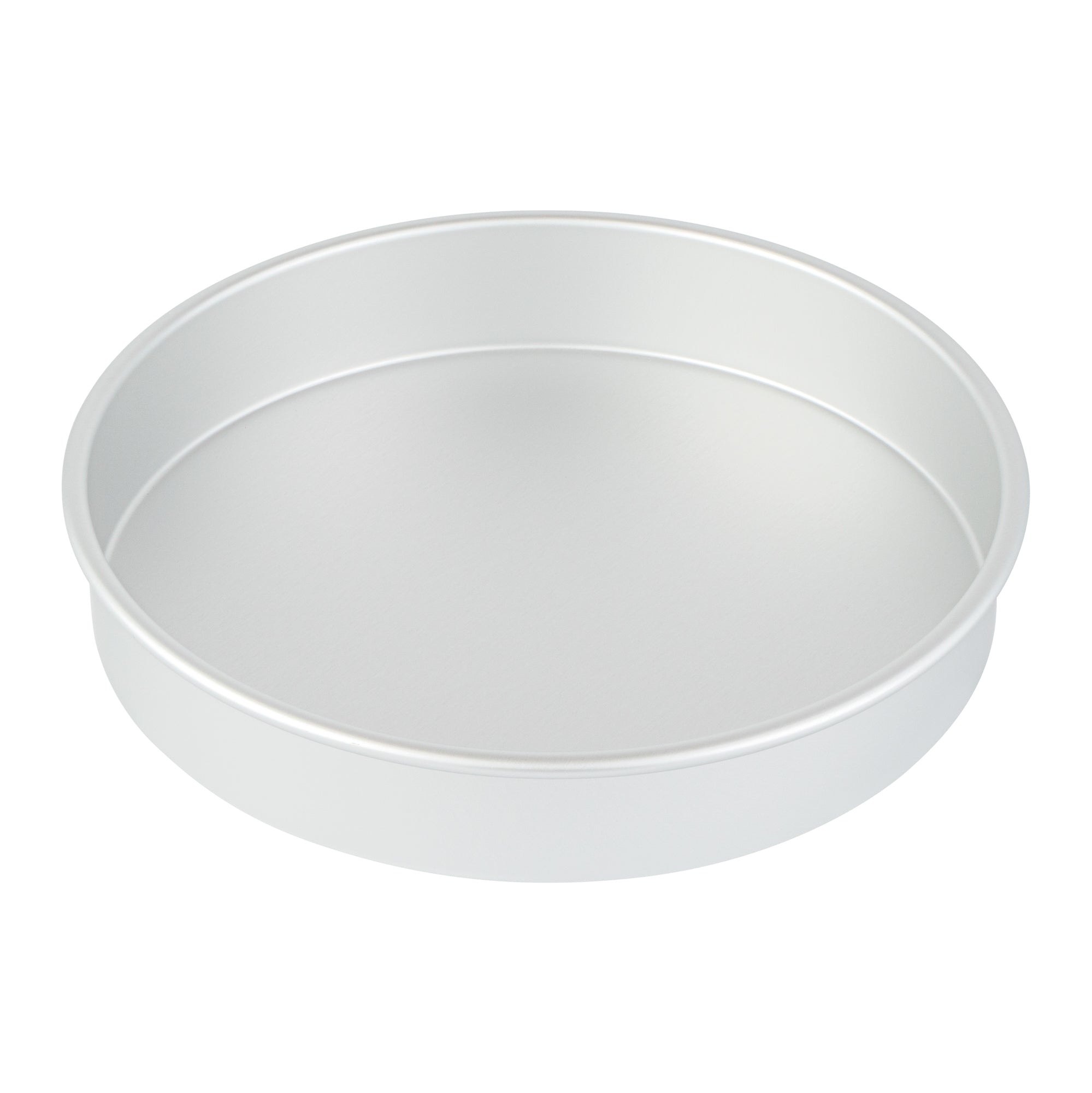 Met Lux Round Aluminum Straight-Sided Cake Pan - 11" x 11" x 2" - 1 count box