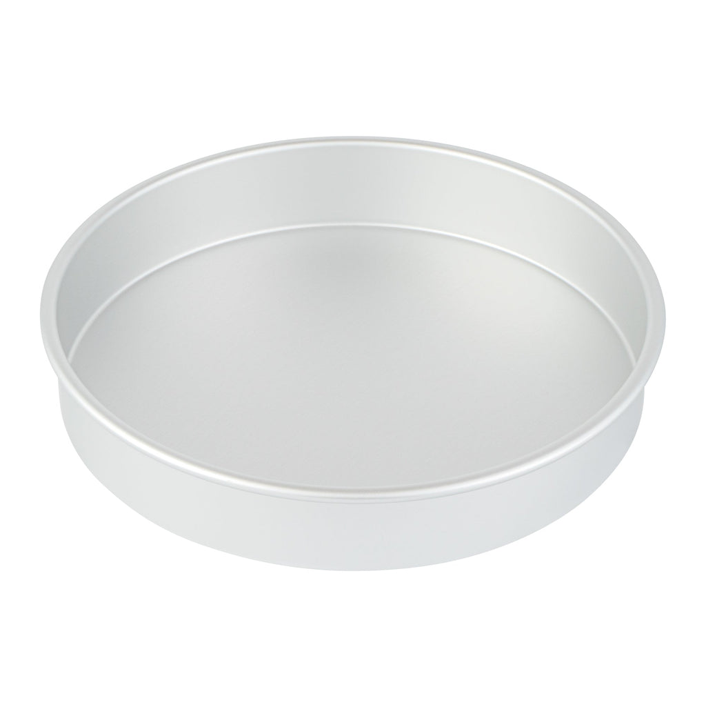 Met Lux Round Aluminum Straight-Sided Cake Pan - 11" x 11" x 2" - 12 count box