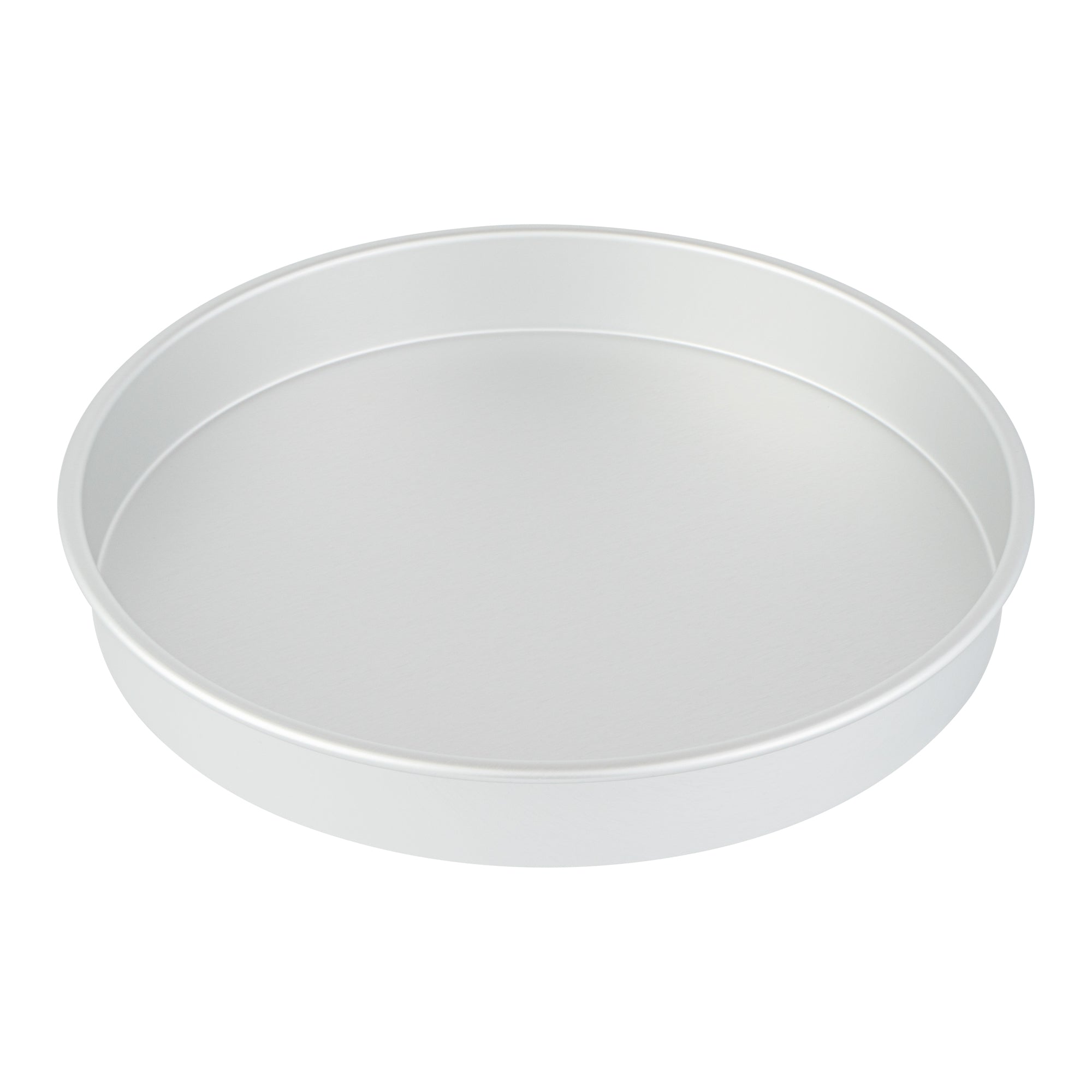 Met Lux Round Aluminum Straight-Sided Cake Pan - 14" x 14" x 2" - 1 count box