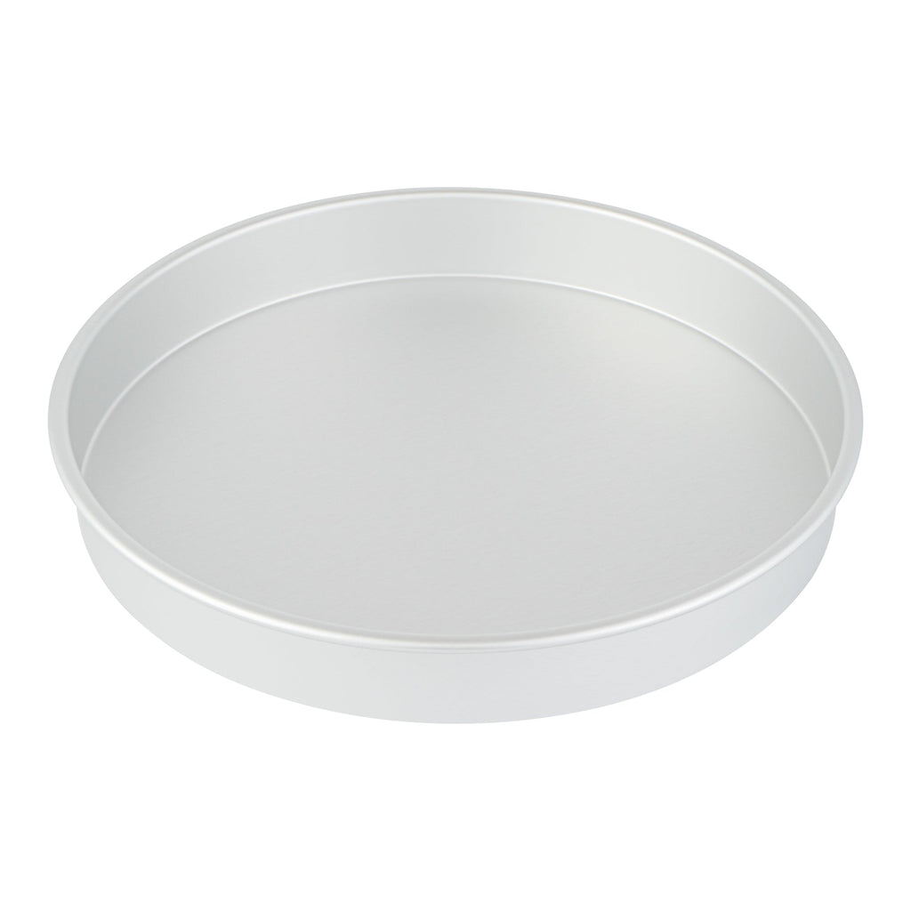 Met Lux Round Aluminum Straight-Sided Cake Pan - 14" x 14" x 2" - 12 count box