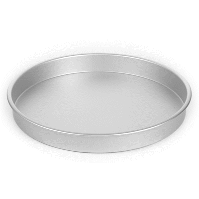 Met Lux Round Aluminum Straight-Sided Cake Pan - 16" x 16" x 2" - 1 count box