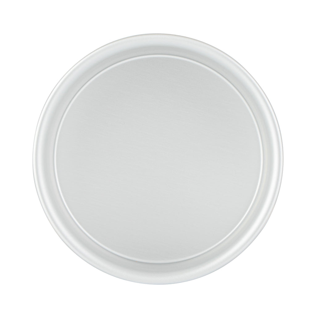 Met Lux Round Aluminum Straight-Sided Cake Pan - 6" x 6" x 3" - 12 count box