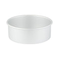 Met Lux Round Aluminum Straight-Sided Cake Pan - 8" x 8" x 3" - 1 count box