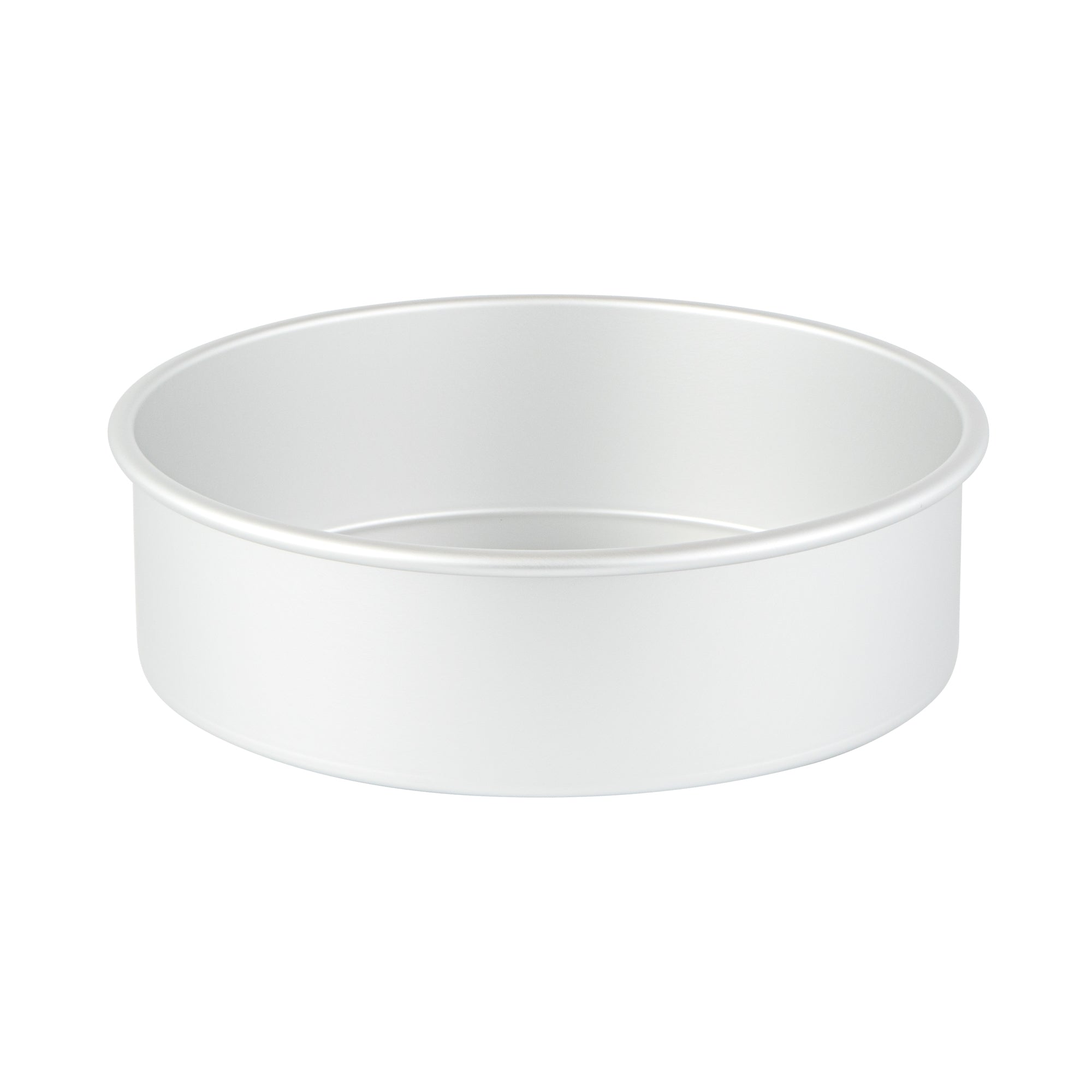 Met Lux Round Aluminum Straight-Sided Cake Pan - 10" x 10" x 3" - 1 count box