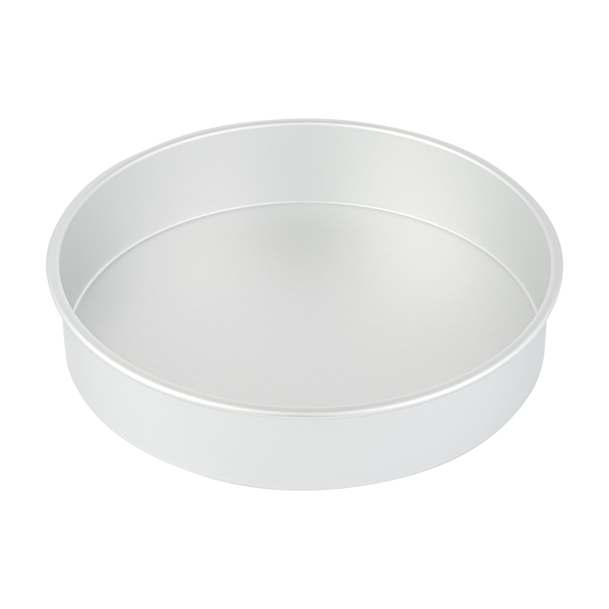 Met Lux Round Aluminum Straight-Sided Cake Pan - 14" x 14" x 3" - 1 count box